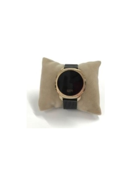 Yerli Üretim Süet Kumaş Sütlü Kahve Renk 5 Adet 8/8cm Takı Yastıgı