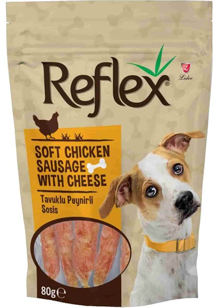 Peynirli Yumuşsak Tavuk Parçacıklı Köpek Ödülü 80 gr