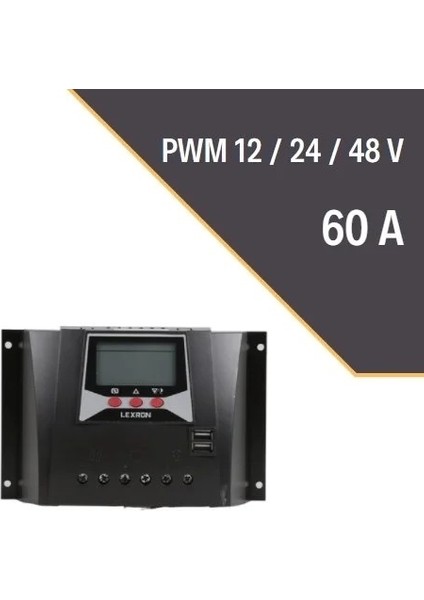 60A Pwm Şarj Kontrol Cihazı