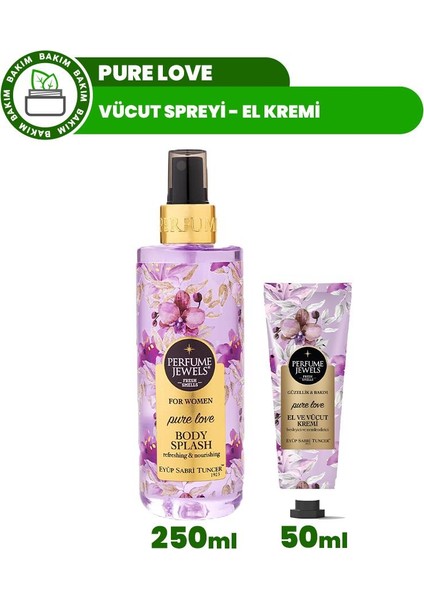 Pure Love El Vücut Kremi ve Vücut Spreyi
