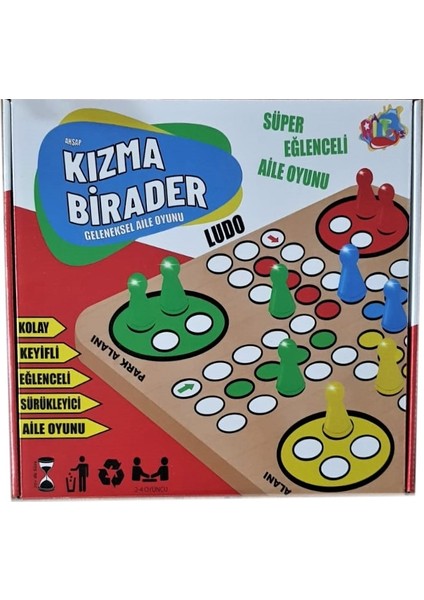 Ahşap Kızma Birader Ludo