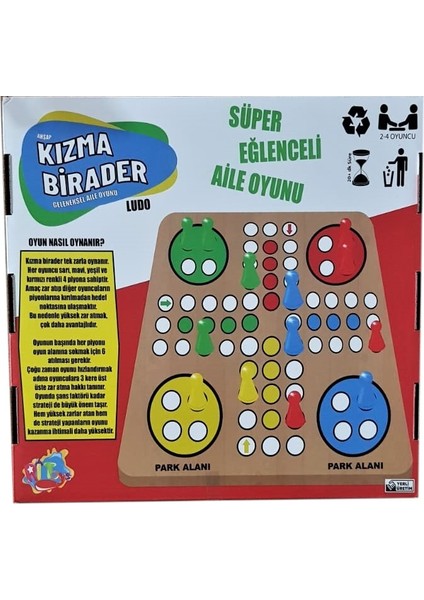 Ahşap Kızma Birader Ludo