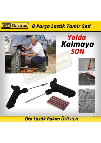 Lastik Tamir Seti Deluxe Tire Plug Kit