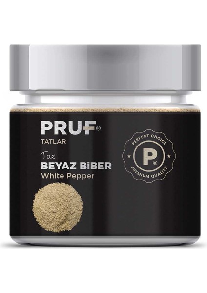 Beyaz Biber Öğütülmüş 210 Gr. Cam Kavanoz