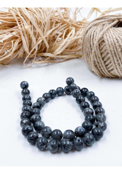 Jasper Küre Kesim 8 mm Doğal Taş Dizi