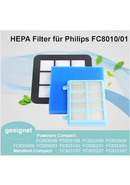 Philips FC9331/07 Powerpro City Filtre Seti