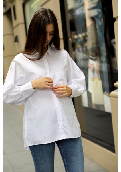 Oversize Pamuklu Gömlek fiyatları