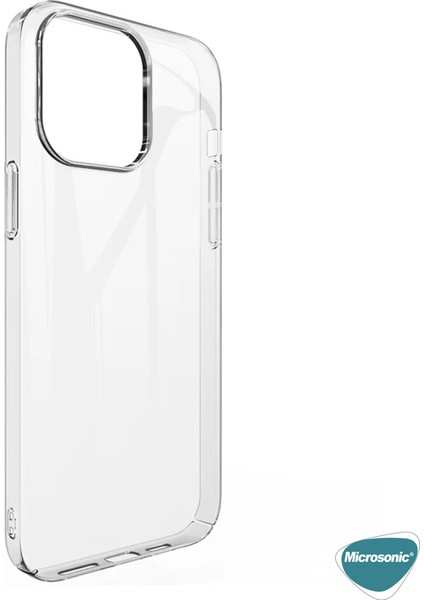 Apple iPhone 13 Pro Max Kılıf Non Yellowing Crystal Clear Sararma Önleyici Kristal Şeffaf