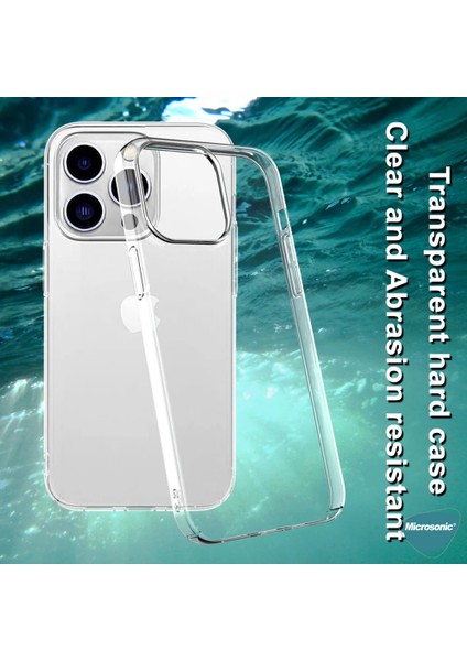 Apple iPhone 13 Pro Max Kılıf Non Yellowing Crystal Clear Sararma Önleyici Kristal Şeffaf