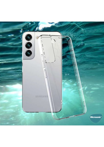 Samsung Galaxy S22 Kılıf Non Yellowing Crystal Clear Sararma Önleyici Kristal Şeffaf