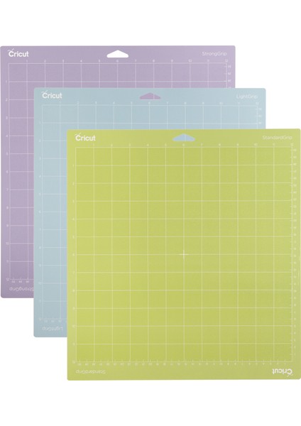 Crıcut 2003546 Explore Maker Makine Matı 3lü Paket 30X30CM Lıghtgrıp Standardgrıp Stronggrıp