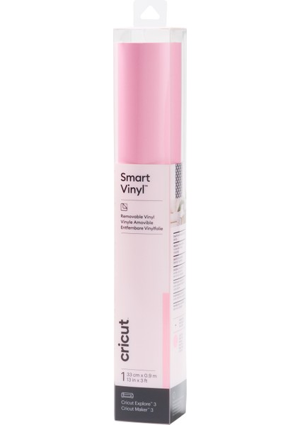 Crıcut 2008639 Smart Vinil Geçici 33X91CM 1 Sayfa Açık Pembe