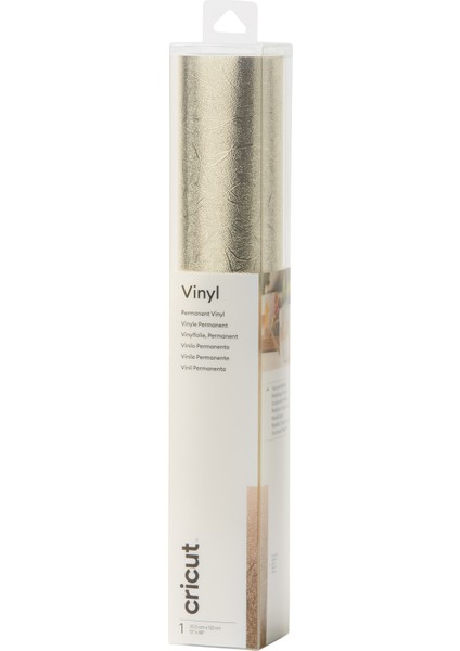 Crıcut 2007742 Vinil Kalıcı 30X120CM Dokulu Metalik Platinyum