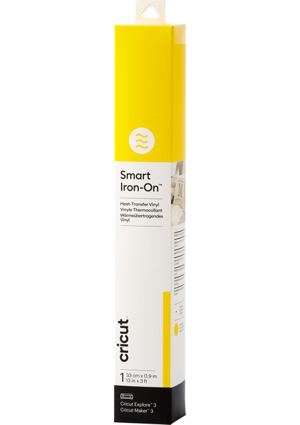 Crıcut 2008697 Smart Iron On 33X91CM 1 Sayfa Sarı