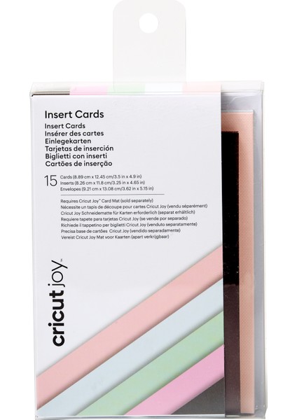 Crıcut 2008793 Joy Insert Kartı A1 15Lİ Paket Macaroons 8.9X12.4CM