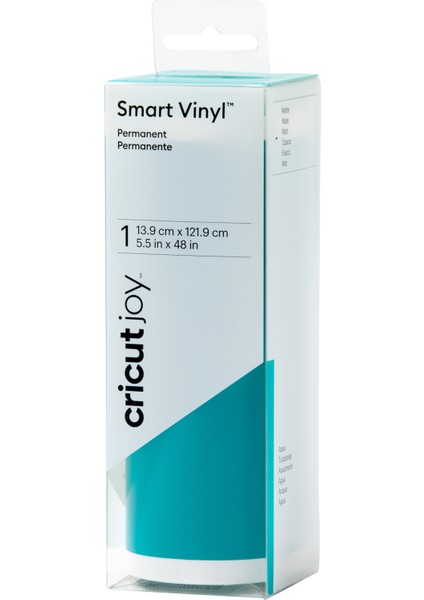Crıcut 2009844 Joy Smart Vinil Kalıcı Mat 13.9X121.9CM Aqua
