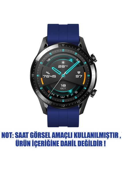 Garmin Vivoactive 4 Kordon, Silicone Rapidbands Lacivert