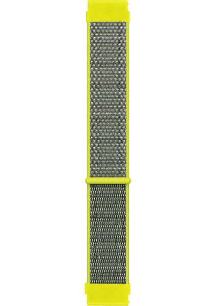 Amazfit Gts 3 Hasırlı Kordon Woven Sport Loop Sarı