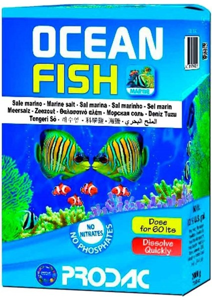 Ocean Fish 2 kg Deniz Akvaryum Tuzu