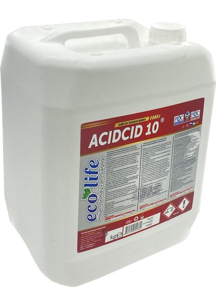 Asidik Temizleme Sıvısı 5 Litre