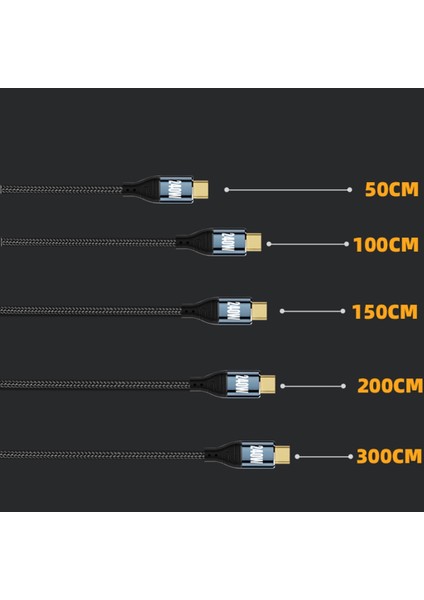 240W Type-C Kablo USB C Hızlı Şarj Kablosu 48V5A Güç Kaynağı Uzatma Hattı - Siyah (Yurt Dışından)