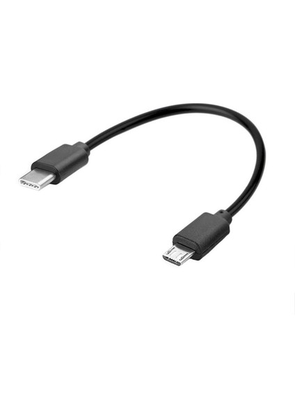 30/100CM Standarttype-C-Mikro USB Kablo Uzunluğu Tüm Type Port Için Kullanım - Siyah (Yurt Dışından)