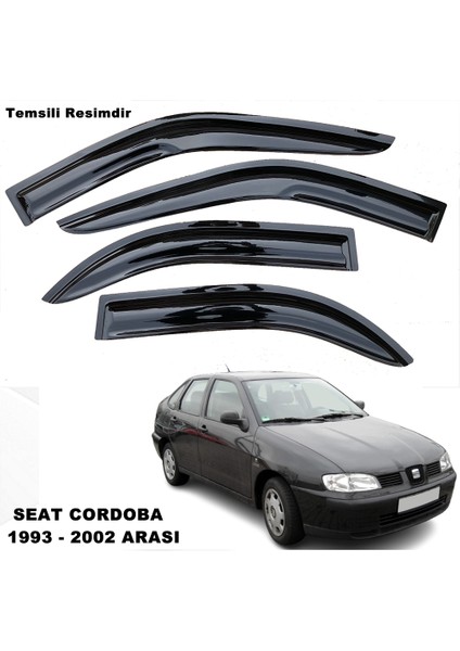 Seat Cordoba Mügen Cam Rüzgarlığı 1993 - 2002 Arası 4 Lü Takım - Caraks