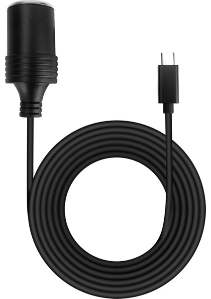 5ft USB C Araba Şarj Cihazı 15V3A 45W Araç Şarj Cihazı Type C Type Cirave Kablosu - Siyah (Yurt Dışından)