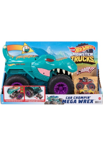 GYL13 Monster Trucks Araba Yiyen Mega Wrex, Hot Wheels Monster Trucks