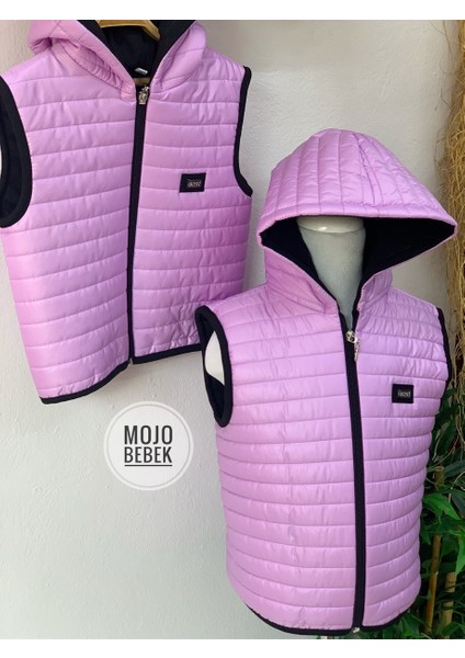 Mojo Kız Çocuk Kapitone Şişme Yelek 105544 Mor
