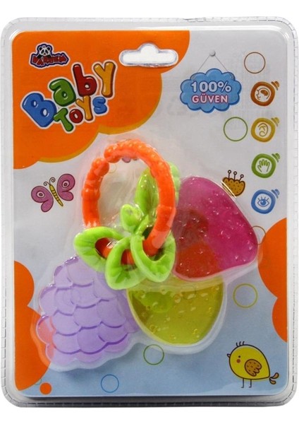 Bebekler Için Meyve Desenli Çıngırak Seti