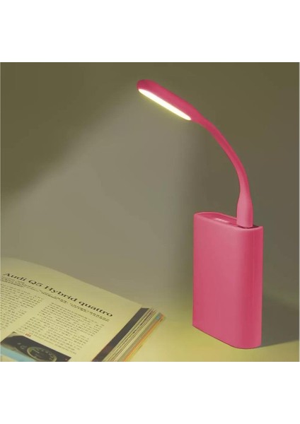 Esnek Taşınabilir USB LED Işık Lamba Gece Lambası ( 2 Adet ) Tüm USB Girişleriyle Uyumlu 17CM