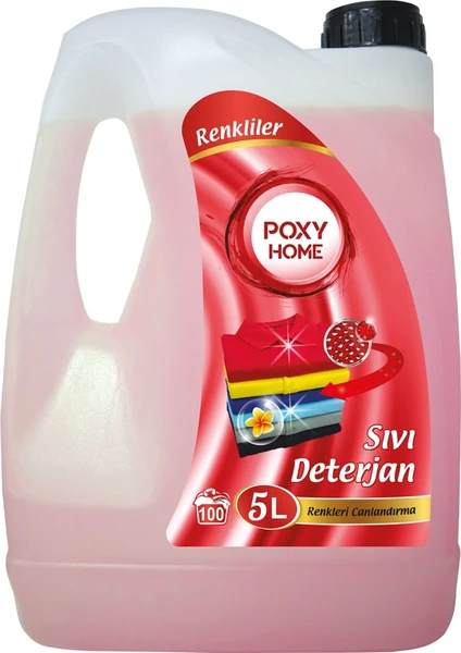 Home Renkliler Için Sıvı Çamaşır Deterjanı 5000 ml