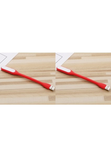 Esnek Taşınabilir USB LED Işık Lamba Gece Lambası ( 2 Adet ) Tüm USB Girişleriyle Uyumlu 17CM indirimleri