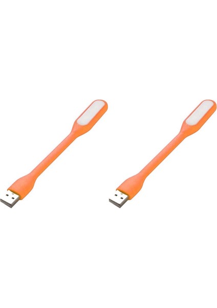 Esnek Taşınabilir USB LED Işık Lamba Gece Lambası ( 2 Adet ) Tüm USB Girişleriyle Uyumlu 17CM