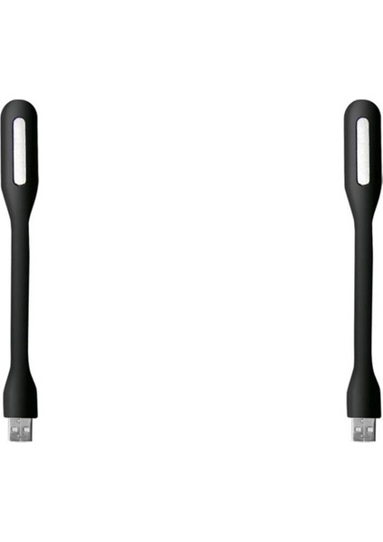 Esnek Taşınabilir USB LED Işık Lamba Gece Lambası ( 2 Adet ) Tüm USB Girişleriyle Uyumlu 17CM