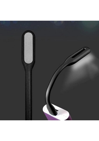 Esnek Taşınabilir USB LED Işık Lamba Gece Lambası ( 2 Adet ) Tüm USB Girişleriyle Uyumlu 17CM modelleri