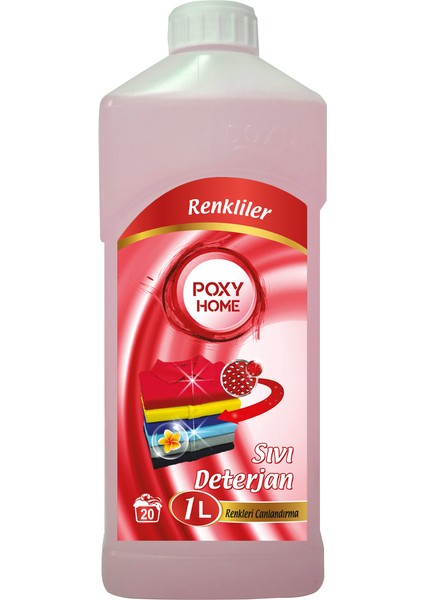 Home Renkliler Için Sıvı Çamaşır Deterjanı 1000 ml