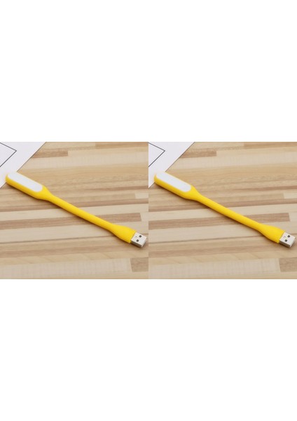 Esnek Taşınabilir USB LED Işık Lamba Gece Lambası ( 2 Adet ) Tüm USB Girişleriyle Uyumlu 17CM fırsatları
