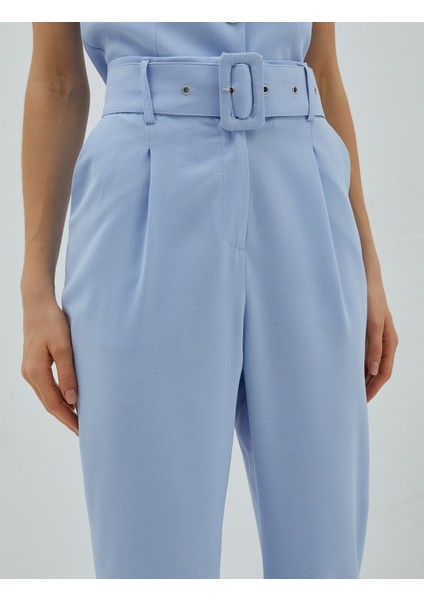 Kemerli Havuç Pantolon Pileli Cepli indirimleri