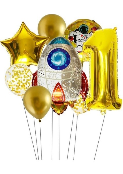 Galaxy Tema Parti Balon Seti