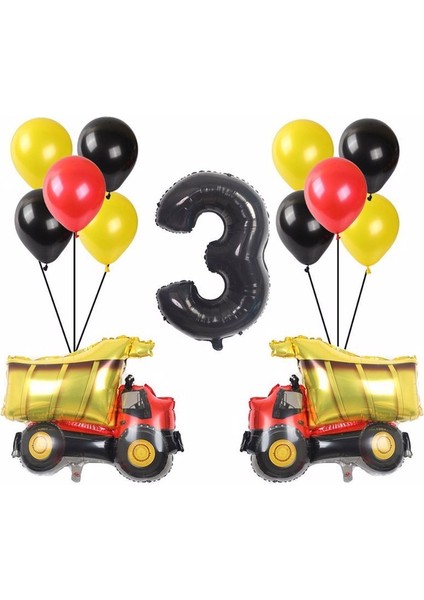 Inşaat Tema Parti Balonlar