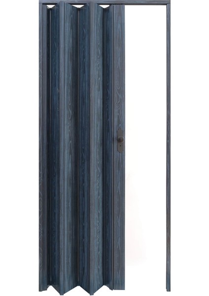 115 x 215 Antrasit Renk Camsız Pvc Akordiyon Kapı - Frnakmodel-1-17 modelleri