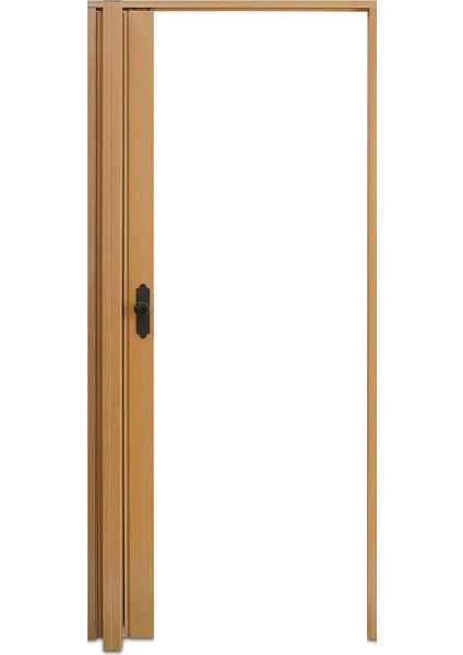 160 x 215 Meşe Renk Camlı Pvc Akordiyon Kapı - Frnakmodel-1-69 fırsatları