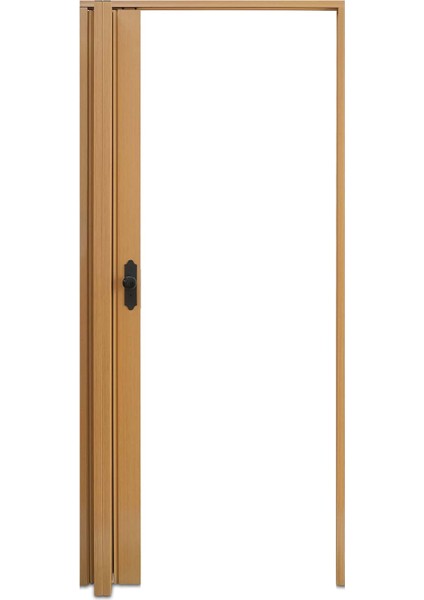 87 x 215 Meşe Renk Camlı Pvc Akordiyon Kapı - Frnakmodel-1-79 fırsatları