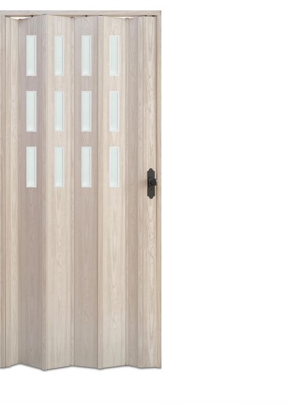 87 x 230 Akçaağaç Renk Camlı Pvc Akordiyon Kapı - Frnakmodel-1-131 fiyatları