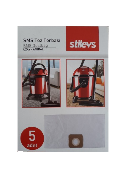 Stilevs Uzay Elektrikli Süpürge Toz Torbası Bez 5 Adet fırsatları