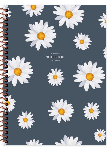 16.5X22.5 Düz Defter La Plume Flowers - Çiçek