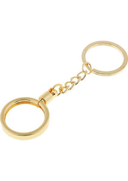 2 Parça Metal Keying Madeni Para Çekimi Charm Kolye Hatıra Anahtarları 25 mm. (Yurt Dışından)