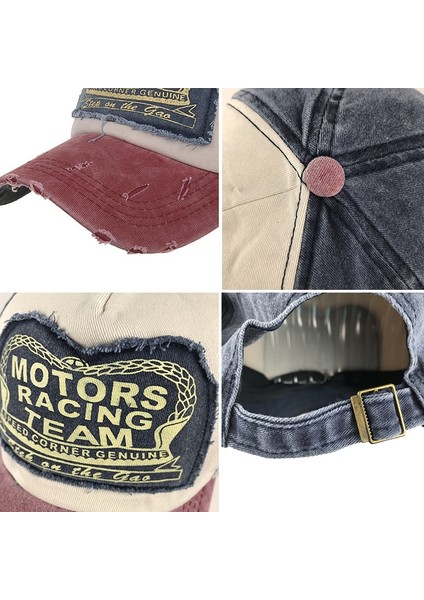 Yetişkin Renk Kontrast Retro Mektup Beyzbol Kapağı Sarı + Siyah (Yurt Dışından) fırsatları